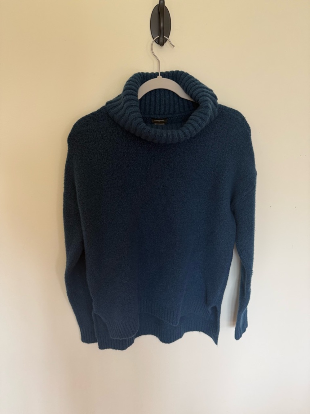 Ann Taylor Men's Deep Teal Turtleneck Sweater